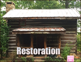 Historic Log Cabin Restoration  Hilliard, Ohio